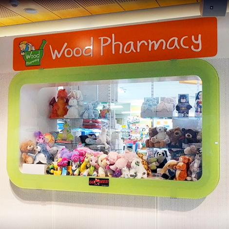 Follow the bunny to Wood Pharmacy at the Royal Children's Hospital